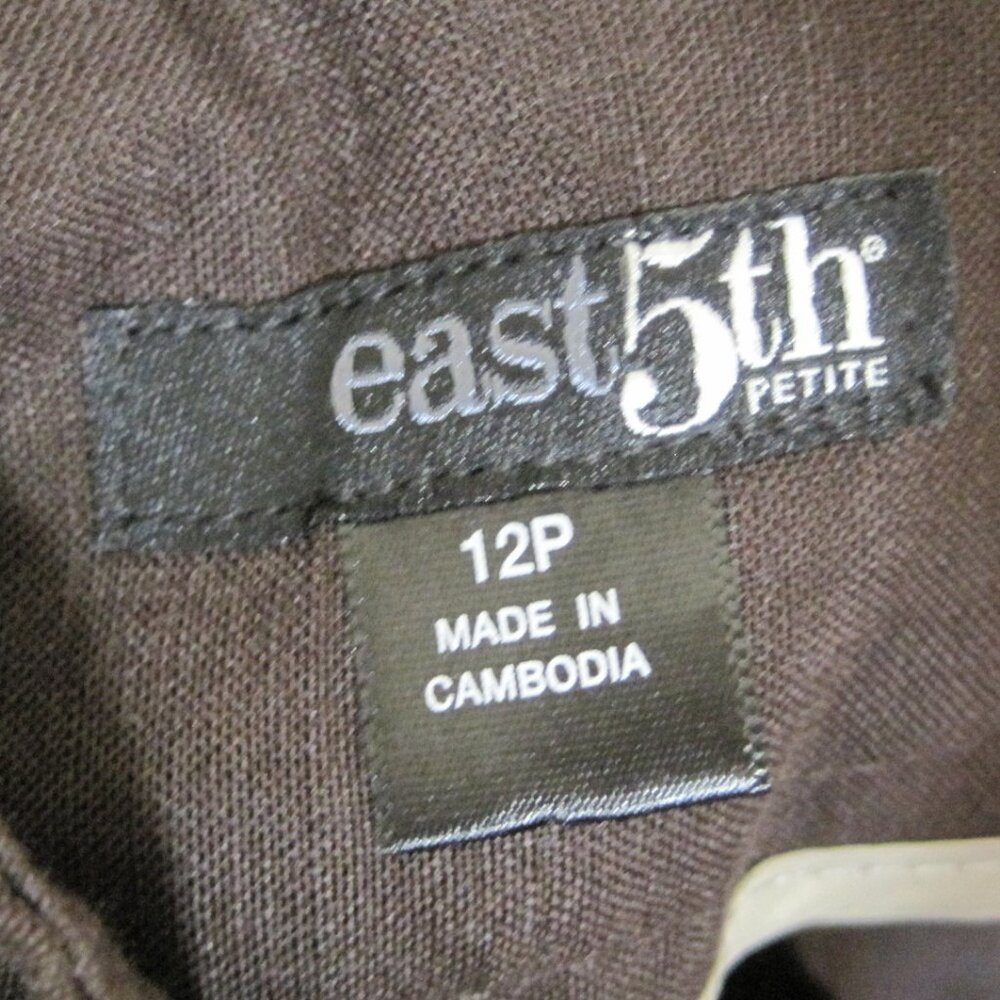 East 5th petite brown pants sz 12P - Picture 5 of 6